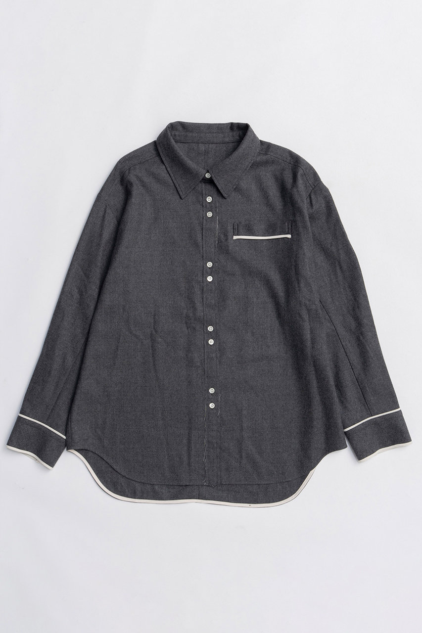 MAISON SPECIAL Saxony Shirt/サキソニーシャツ (GRY(グレー), FREE) メゾンスペシャル ELLE SHOP