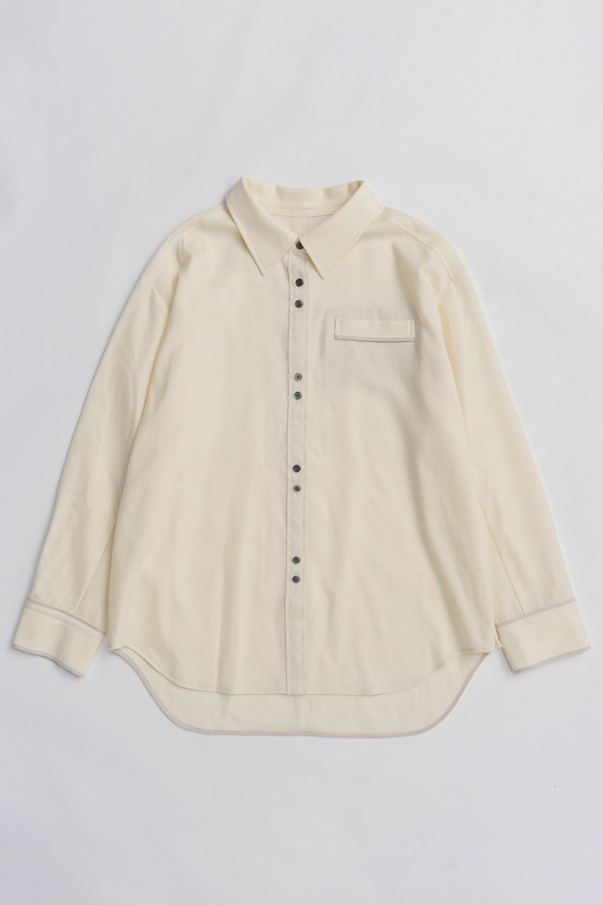 MAISON SPECIAL Saxony Shirt/サキソニーシャツ (O.WHT(オフホワイト), FREE) メゾンスペシャル ELLE SHOP
