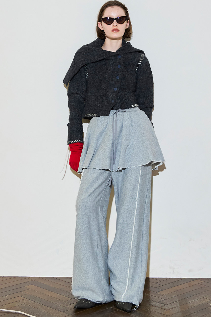 MAISON SPECIAL(メゾンスペシャル)｜Asymmetry Knit Cardigan/アシメ