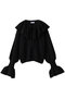 2way Ruffle Collar Knit/2WAYラッフルカラーニット メゾンスペシャル/MAISON SPECIAL BLK(ブラック)