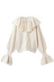 2way Ruffle Collar Knit/2WAYラッフルカラーニット メゾンスペシャル/MAISON SPECIAL WHT(ホワイト)