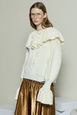 2way Ruffle Collar Knit/2WAYラッフルカラーニット