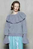 2way Ruffle Collar Knit/2WAYラッフルカラーニット