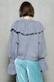 2way Ruffle Collar Knit/2WAYラッフルカラーニット メゾンスペシャル/MAISON SPECIAL