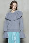 2way Ruffle Collar Knit/2WAYラッフルカラーニット メゾンスペシャル/MAISON SPECIAL