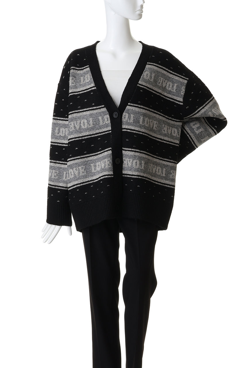 MAISON SPECIAL(メゾンスペシャル)｜LOVE Jacquard Cardigan/LOVE
