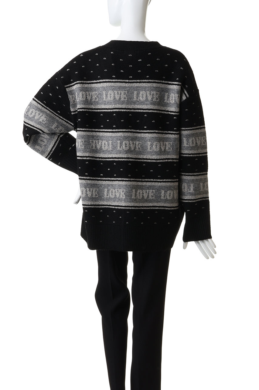 MAISON SPECIAL(メゾンスペシャル)｜LOVE Jacquard Cardigan/LOVE