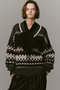 Mokemoke Argyle Knit Pullover/モケモケアーガイルニット メゾンスペシャル/MAISON SPECIAL
