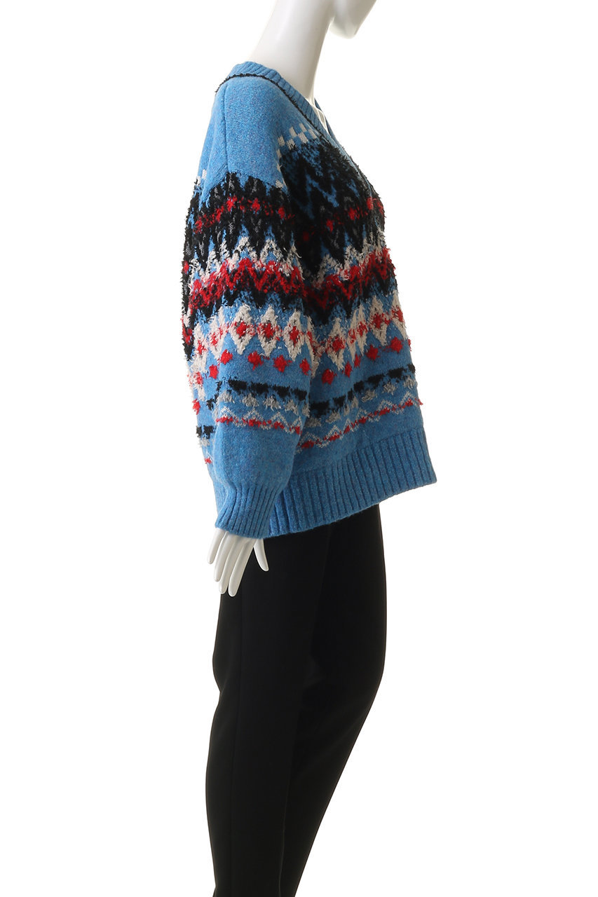 MAISON SPECIAL(メゾンスペシャル)｜Mokemoke Argyle Knit Pullover