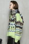 Mokemoke Argyle Knit Pullover/モケモケアーガイルニット メゾンスペシャル/MAISON SPECIAL
