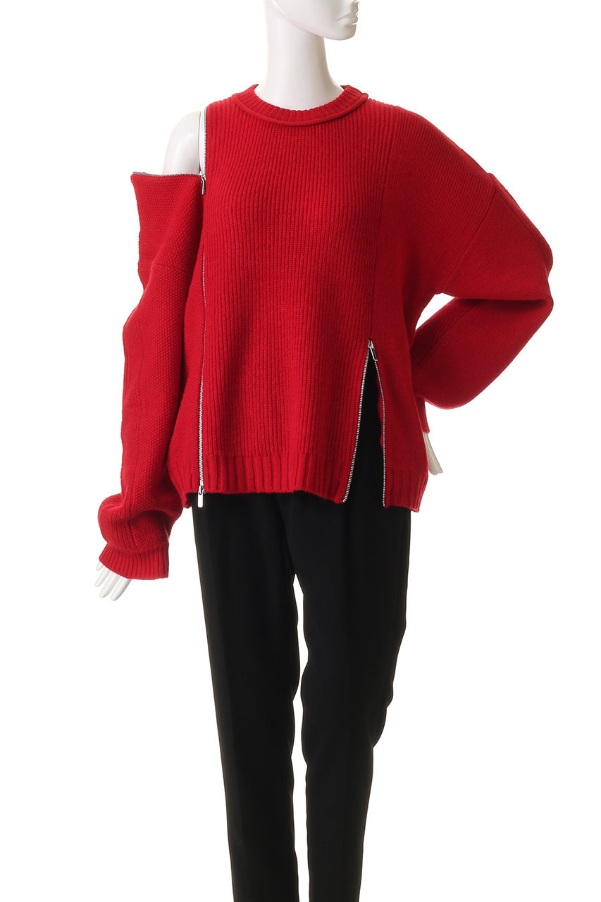 MAISON SPECIAL(メゾンスペシャル)｜Long Zipper Knit Pullover/ロング