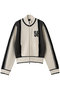 Numbering High Neck Zip Knit Tops/ナンバリングハイネックジップニット メゾンスペシャル/MAISON SPECIAL WHT(ホワイト)