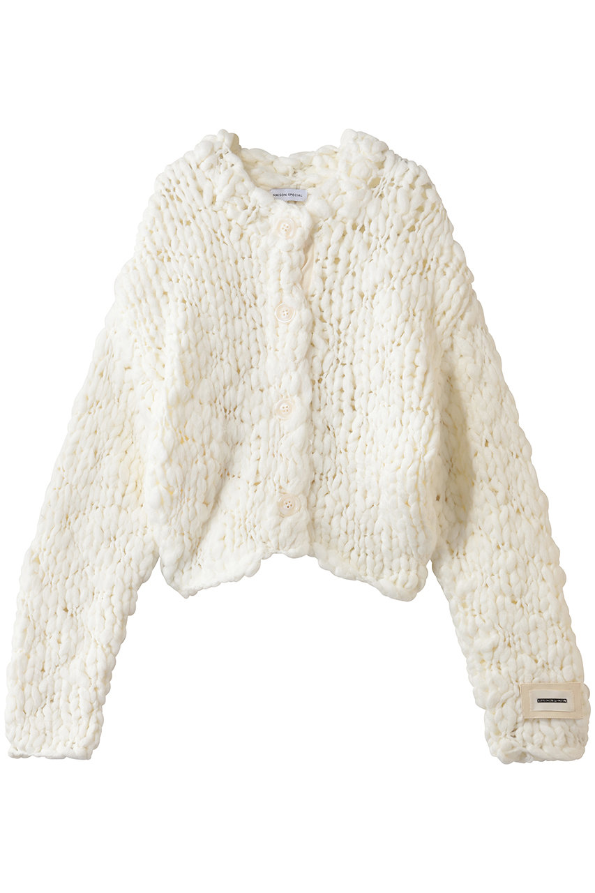 MAISON SPECIAL(メゾンスペシャル)｜Hand Slub Knit Cardigan/ハンド