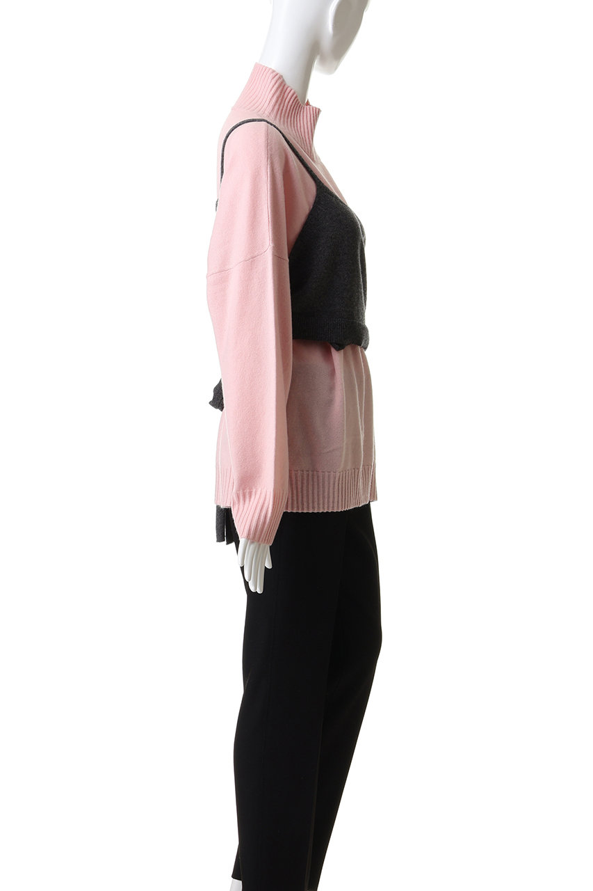 MAISON SPECIAL(メゾンスペシャル)｜Bustier Knit Set Turtleneck Tops