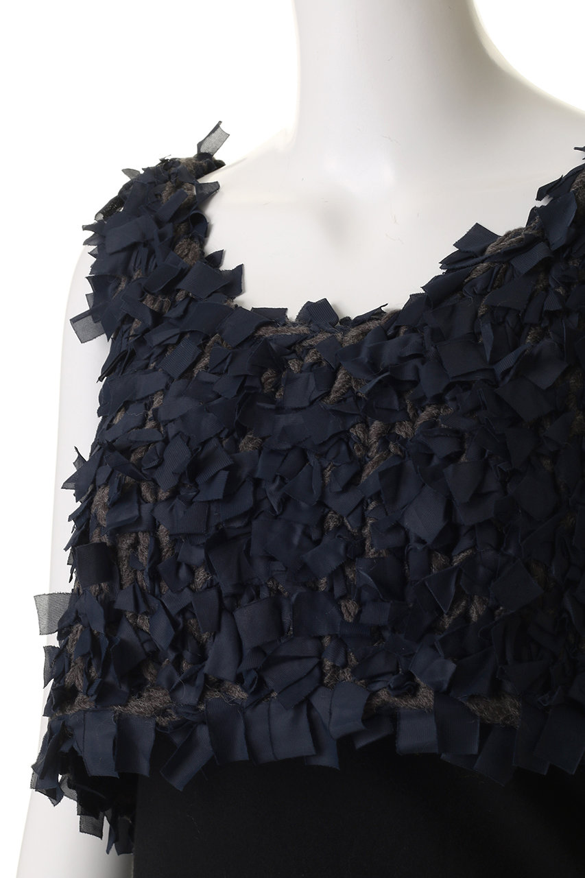 MAISON SPECIAL(メゾンスペシャル)｜Ribbon Knit Camisole Tops/リボン