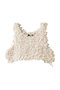 Ribbon Knit Camisole Tops/リボンニットキャミトップス メゾンスペシャル/MAISON SPECIAL O.WHT(オフホワイト)