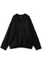 Long Shaggy V-neck Knit/ロングシャギーVネックニット メゾンスペシャル/MAISON SPECIAL BLK(ブラック)