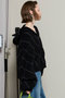 Power Shoulder Hood Knit Cardigan/パワーショルダーフードニットカーディガン メゾンスペシャル/MAISON SPECIAL