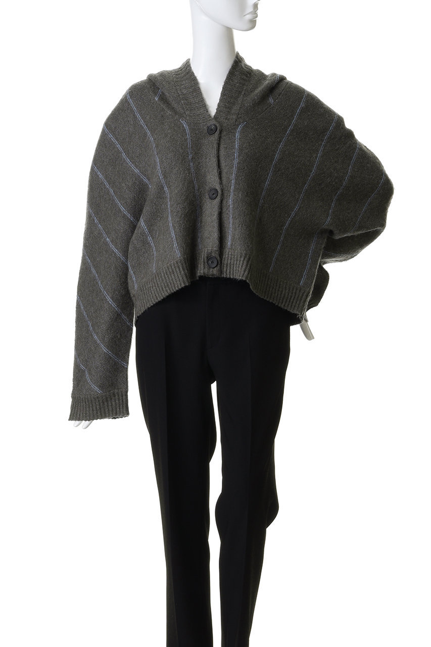 MAISON SPECIAL(メゾンスペシャル)｜Power Shoulder Hood Knit