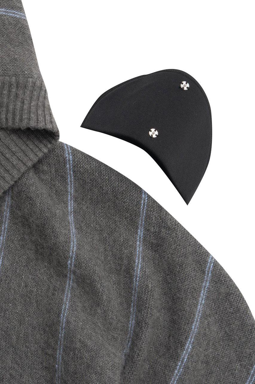 MAISON SPECIAL(メゾンスペシャル)｜Power Shoulder Hood Knit