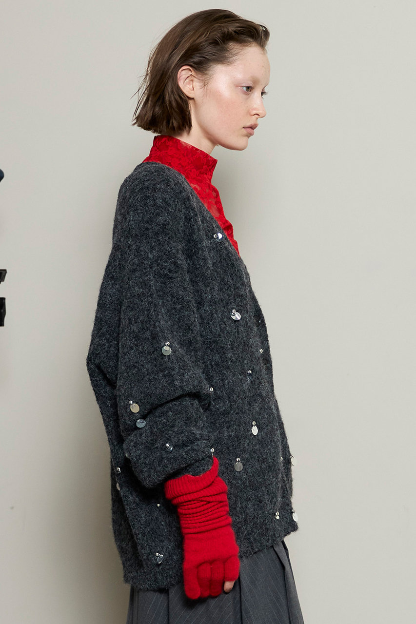 MAISON SPECIAL(メゾンスペシャル)｜Spangle Knit Cardigan/スパングル