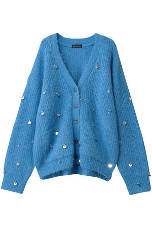 メゾンスペシャル/MAISON SPECIALのSpangle Knit Cardigan/スパングルニットカーディガン(110300/110303)