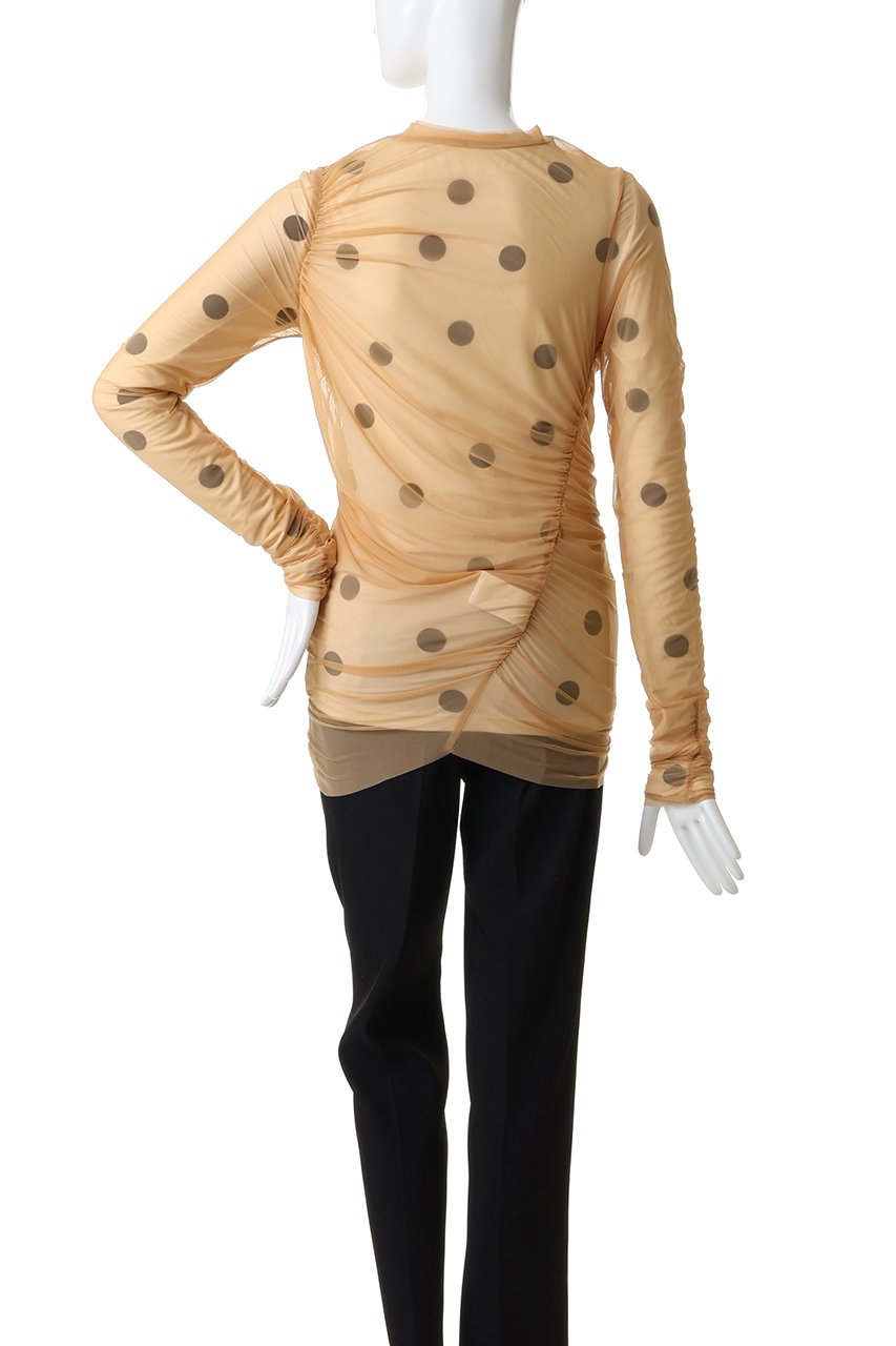 MAISON SPECIAL(メゾンスペシャル)｜Sheer Dot Layered Tops/シアー