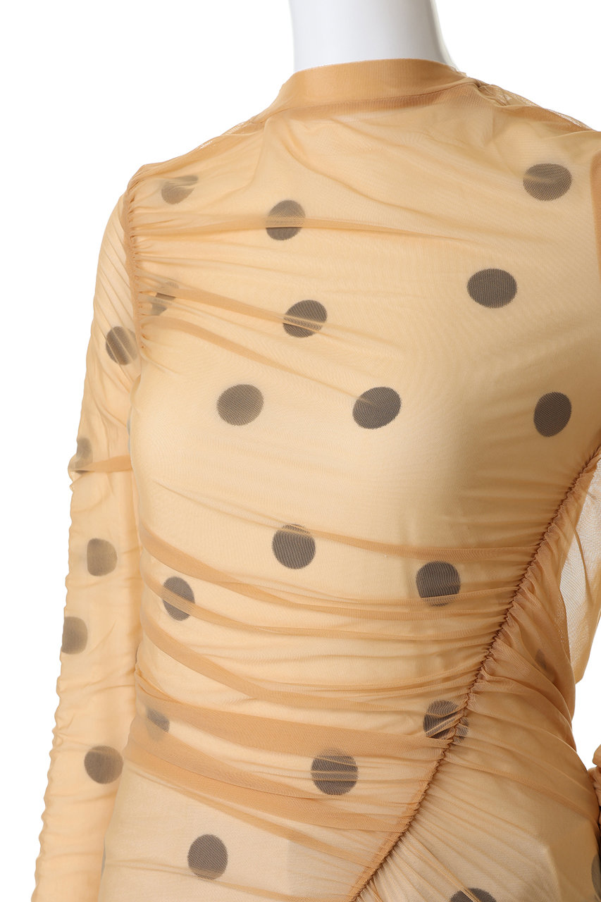 MAISON SPECIAL(メゾンスペシャル)｜Sheer Dot Layered Tops/シアー
