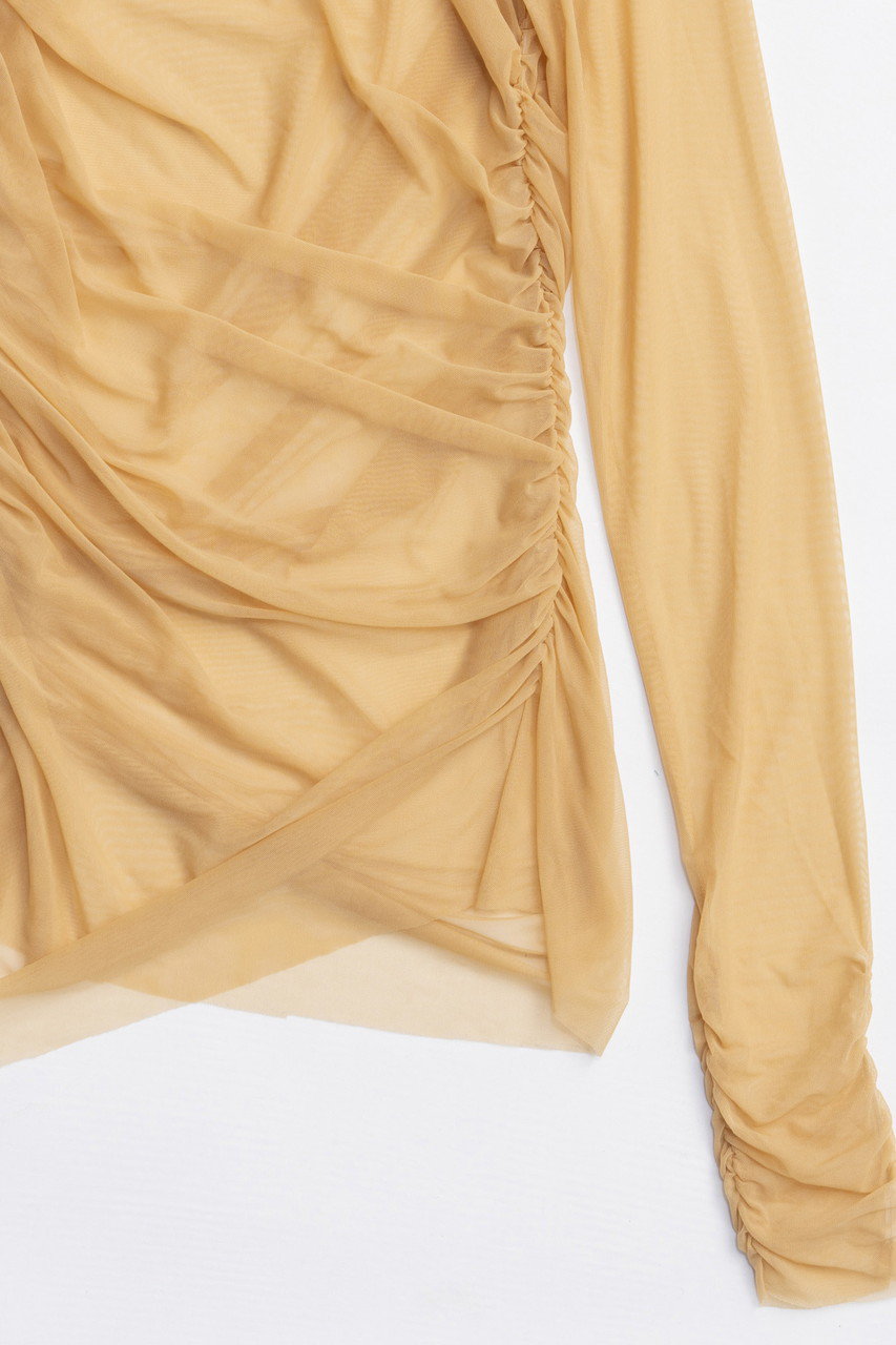 トップス MAISON SPECIAL Sheer Dot Layered Tops Sheer Dot Layered Tops