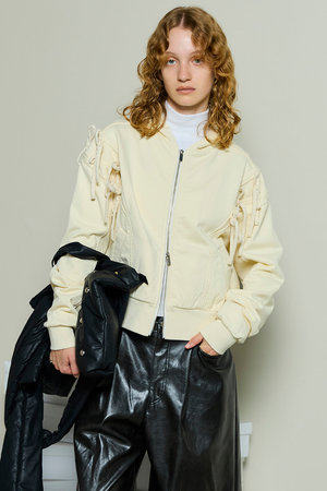 メゾンスペシャル/MAISON SPECIALのShoulder Ribbon Hoodie/ショルダーリボンパーカー(110100/110105)