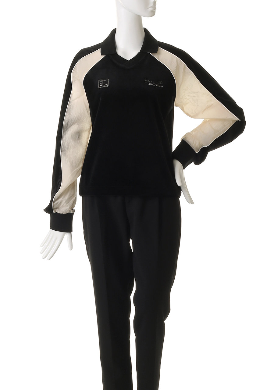MAISON SPECIAL(メゾンスペシャル)｜Velour Combination Sporty Jersey