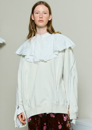 メゾンスペシャル/MAISON SPECIALのZip Sweat Tops/ジップスウェットトップス(110100/110105)