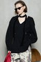 V-neck Cocoon Sleeve Tops/Vネックコクーンスリーブトップス メゾンスペシャル/MAISON SPECIAL