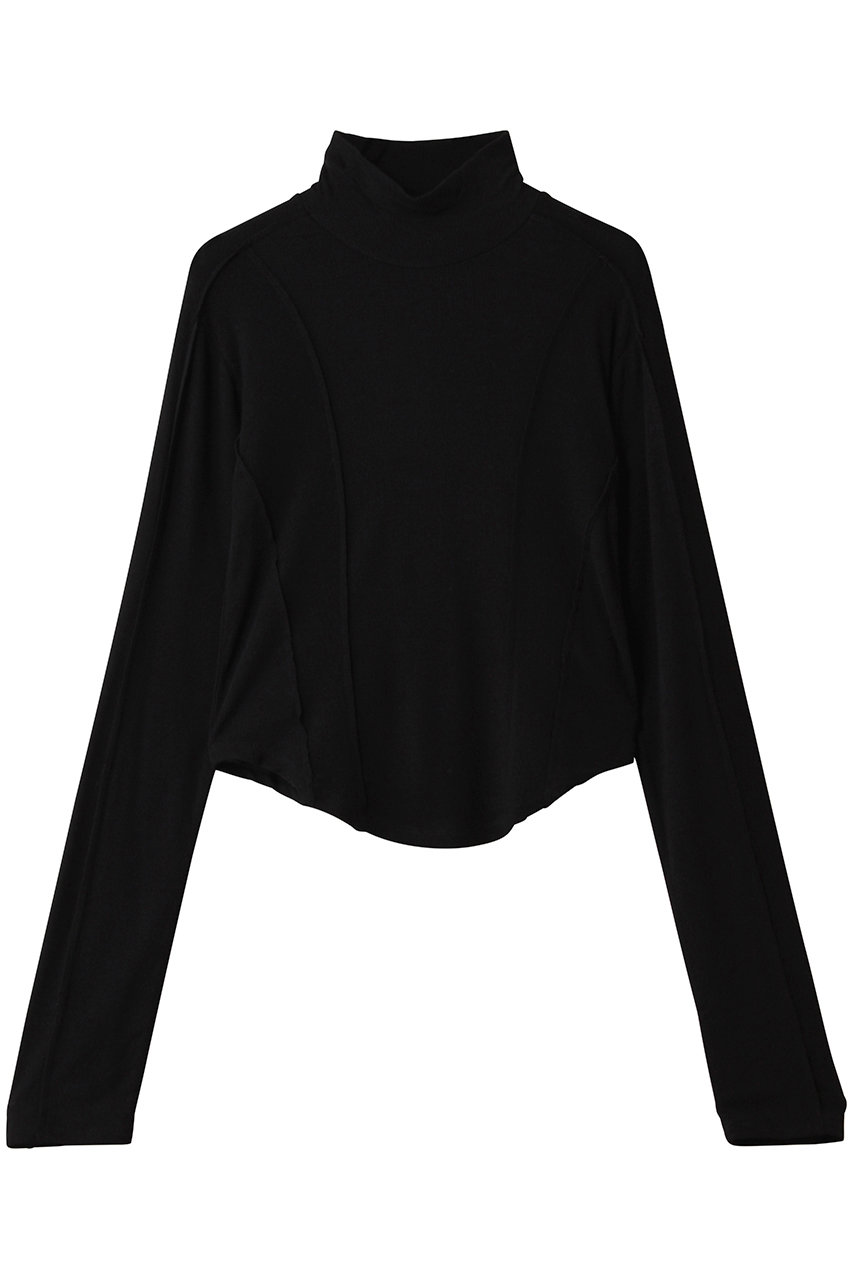 メゾンスペシャル/MAISON SPECIALのAngel Wool Turtleneck Tops/エンジェルウールタートルネックカットソー(BLK(ブラック)/21252416008)