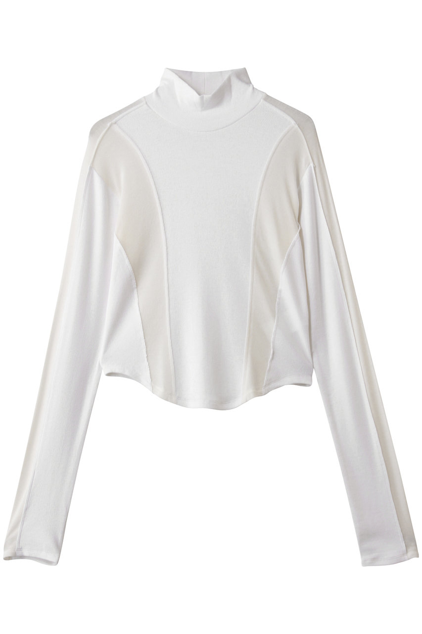 メゾンスペシャル/MAISON SPECIALのAngel Wool Turtleneck Tops/エンジェルウールタートルネックカットソー(WHT(ホワイト)/21252416008)