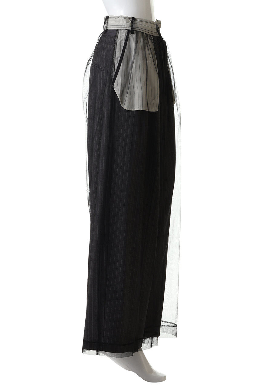 MAISON SPECIAL(メゾンスペシャル)｜Tulle Layered Slacks/チュール