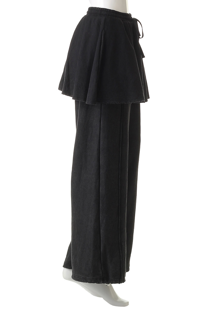 MAISON SPECIAL(メゾンスペシャル)｜Flared Skirt Layered Sweatpants