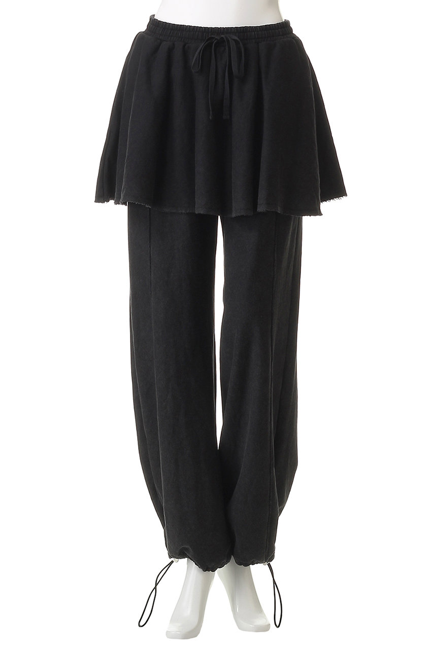 メゾンスペシャル　フレアスカートレイヤースウェットパンツ Flared Skirt Layered Sweatpants / フレアスカートレイヤースウェット