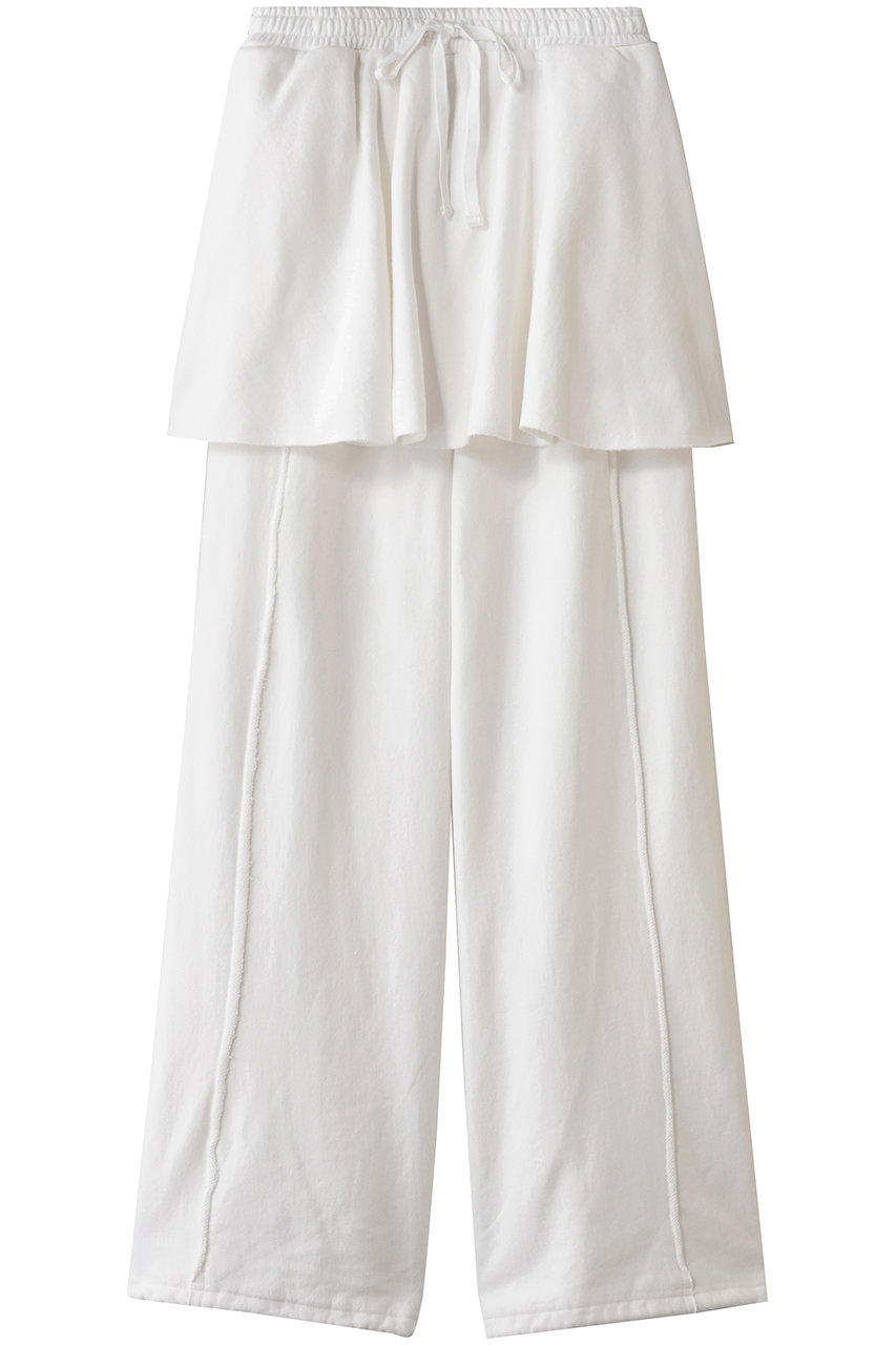 MAISON SPECIAL フレアスカートレイヤースウェットパンツ Flared Skirt Layered Sweatpants