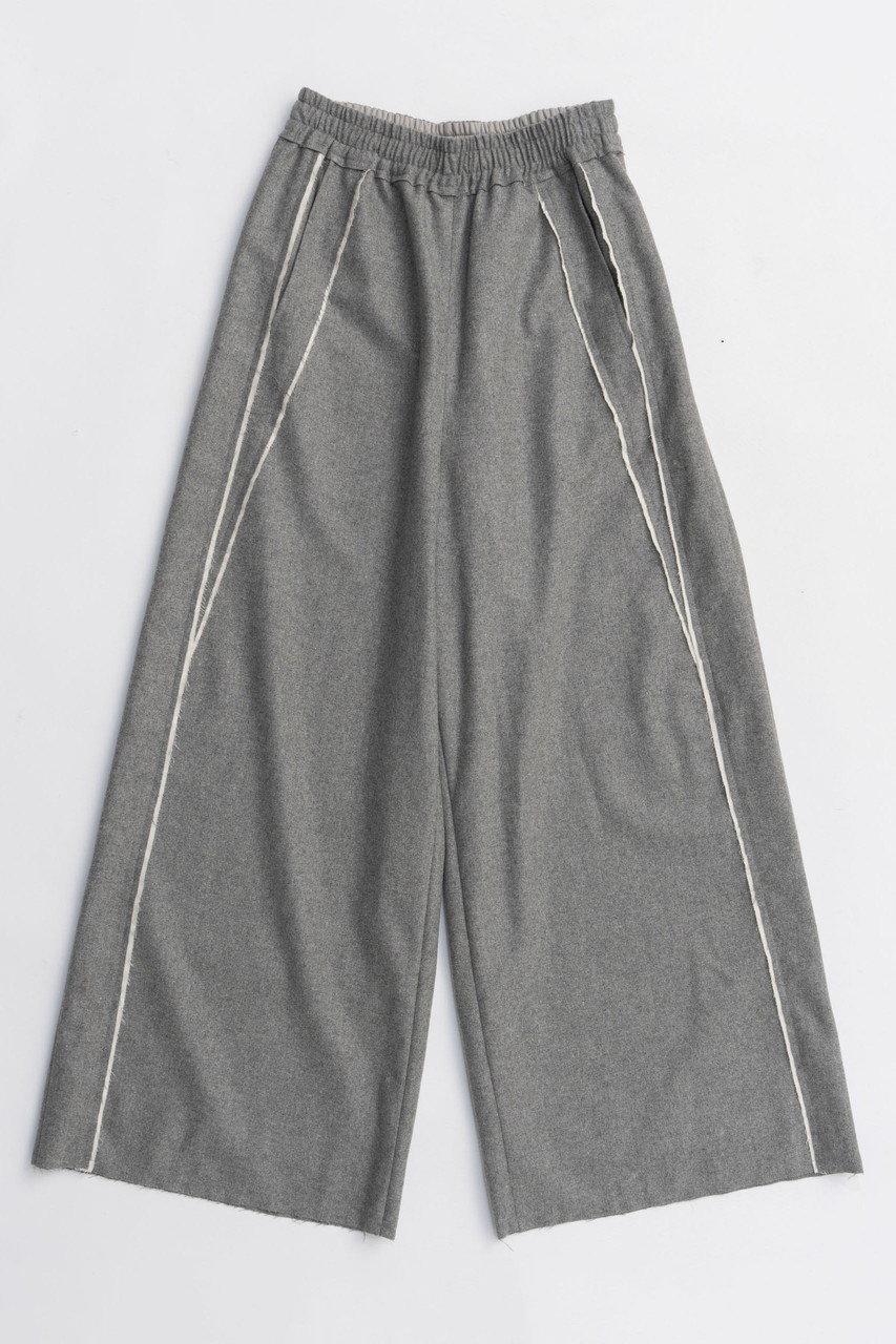 MAISON SPECIAL Saxony Easy Pants/サキソニーイージーパンツ (L.GRY(ライトグレー), 36) メゾンスペシャル ELLE SHOP
