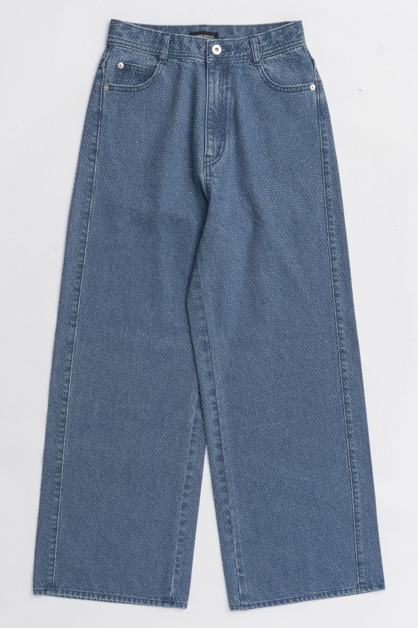 MAISON SPECIAL Clear Stone Denim/クリアストーンデニム (BLU(ブルー), 38) メゾンスペシャル ELLE SHOP