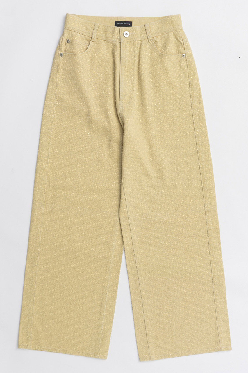 MAISON SPECIAL Clear Stone Denim/クリアストーンデニム (YEL(イエロー), 36) メゾンスペシャル ELLE SHOP