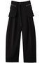 Pocket Belt Double Cross Pants/ポケットベルトダブルクロスパンツ メゾンスペシャル/MAISON SPECIAL BLK(ブラック)