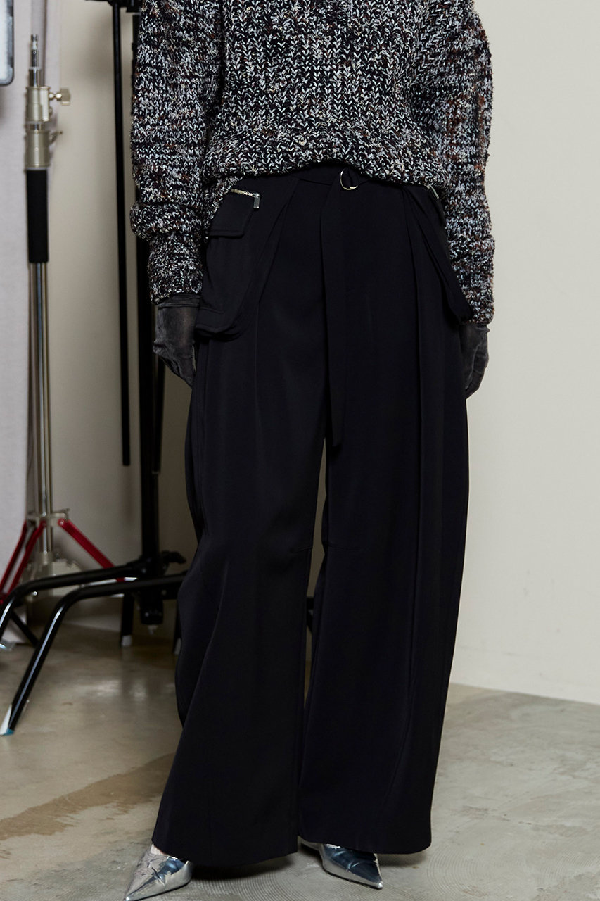 MAISON SPECIAL(メゾンスペシャル)｜Pocket Belt Double Cross Pants