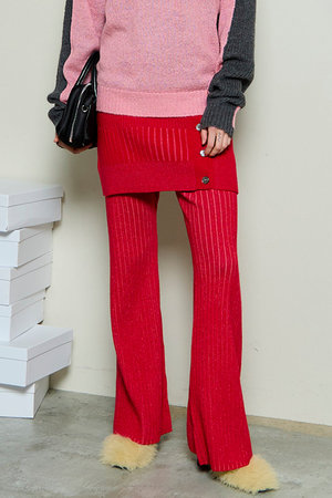 メゾンスペシャル/MAISON SPECIALのKnit Skirt and Pants Set/ニットスカートパンツセット(110600/110601)
