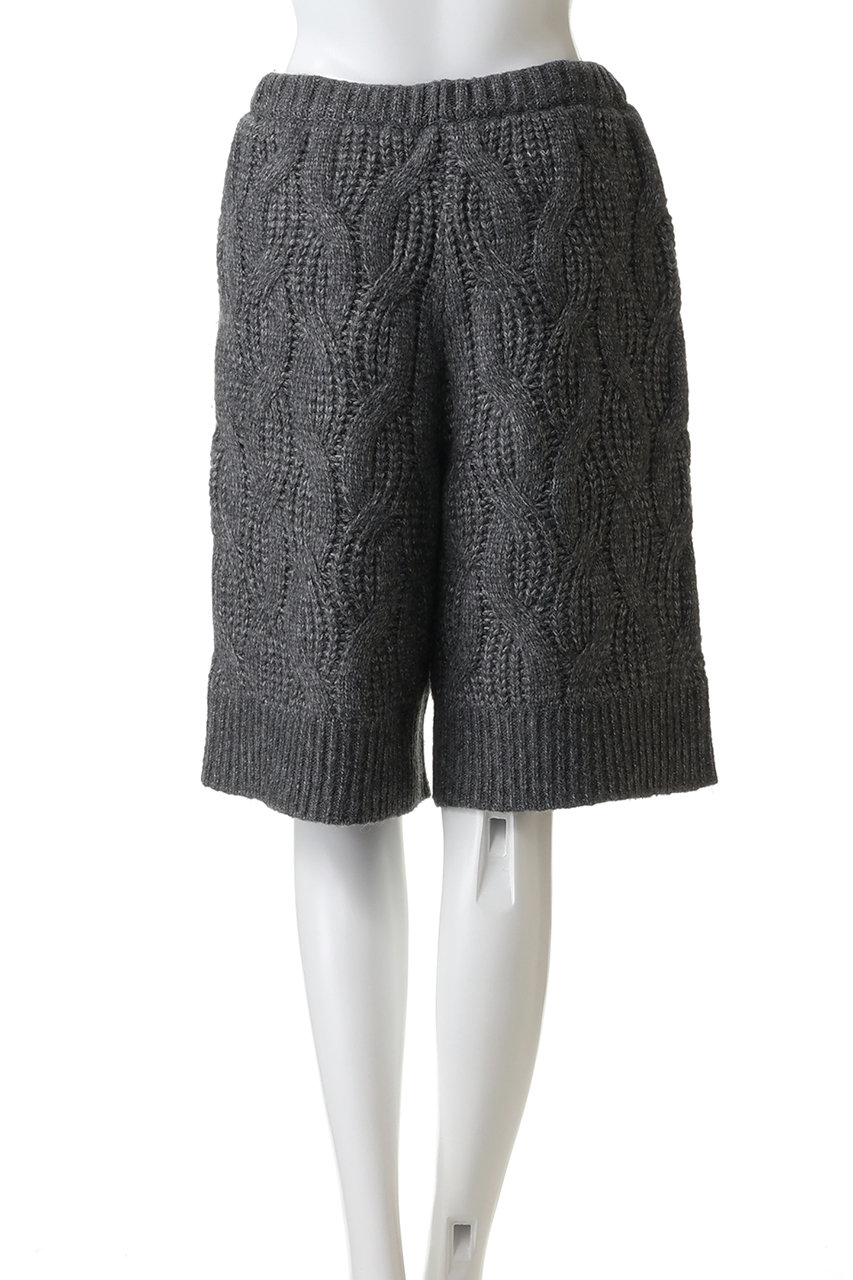MAISON SPECIAL(メゾンスペシャル)｜Cable Knit Shorts/ケーブルニット