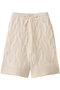 Cable Knit Shorts/ケーブルニットハーフパンツ メゾンスペシャル/MAISON SPECIAL O.WHT(オフホワイト)