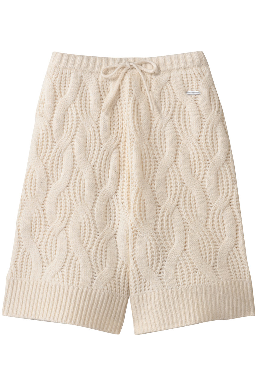 メゾンスペシャル/MAISON SPECIALのCable Knit Shorts/ケーブルニットハーフパンツ(O.WHT(オフホワイト)/21252465705)
