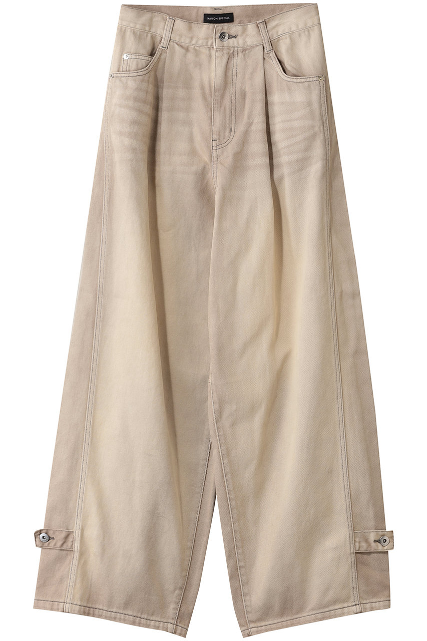 メゾンスペシャル/MAISON SPECIALの2way Wide Cocoon Pants/2WAYワイドコクーンパンツ(BGE(ベージュ)/21252465706)