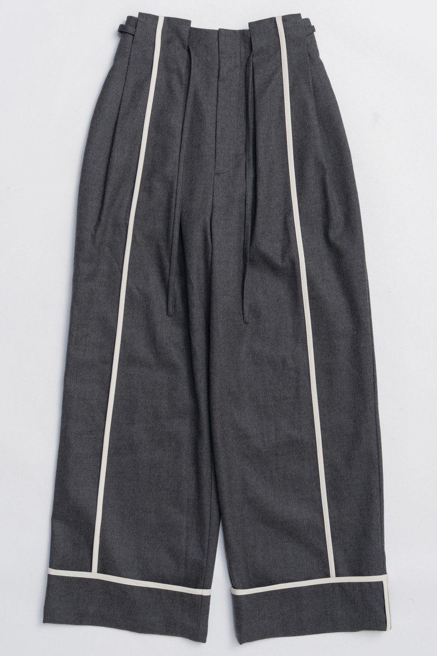MAISON SPECIAL Saxony Pants/サキソニーパンツ (GRY(グレー), 38) メゾンスペシャル ELLE SHOP
